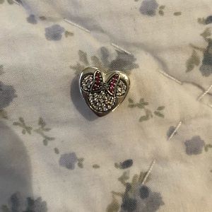 Double sided mickey and minnie pandora charm